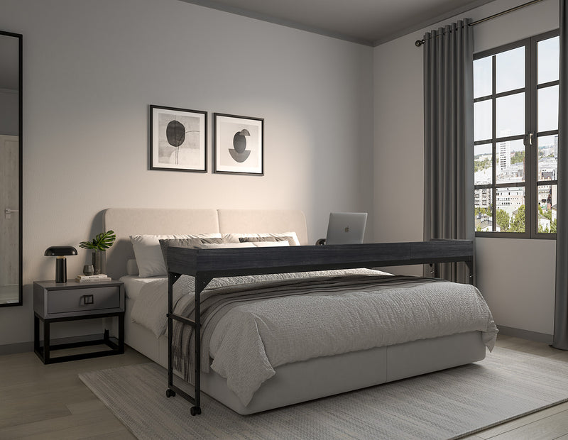 DreamDesk Silver Slate Luxe tafel voor over het bed 213