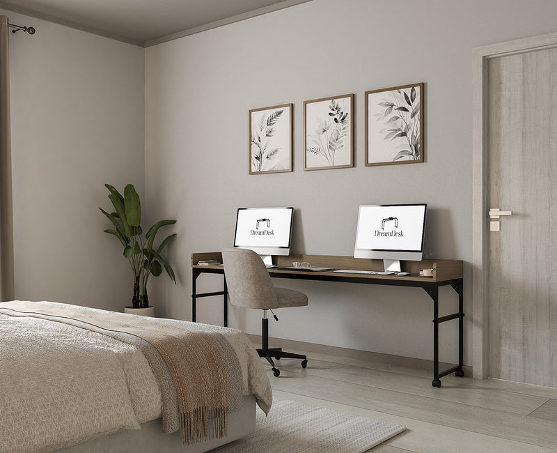 DreamDesk Oakwood Luxe tafel voor over het bed 213